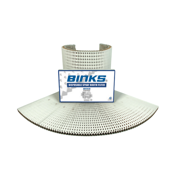 Binks Spray Booth Filter - Concertina Paper Filter – E Filtration